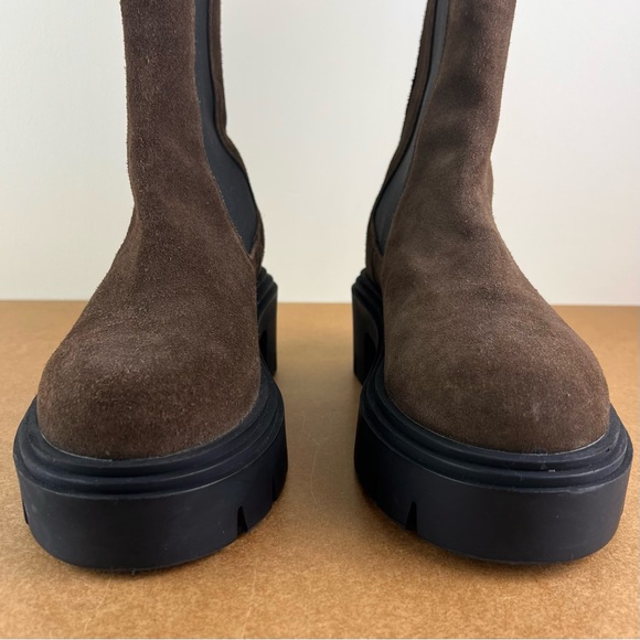 STEVE MADDEN BROWN SUEDE BOOTS - Picture 10 of 11